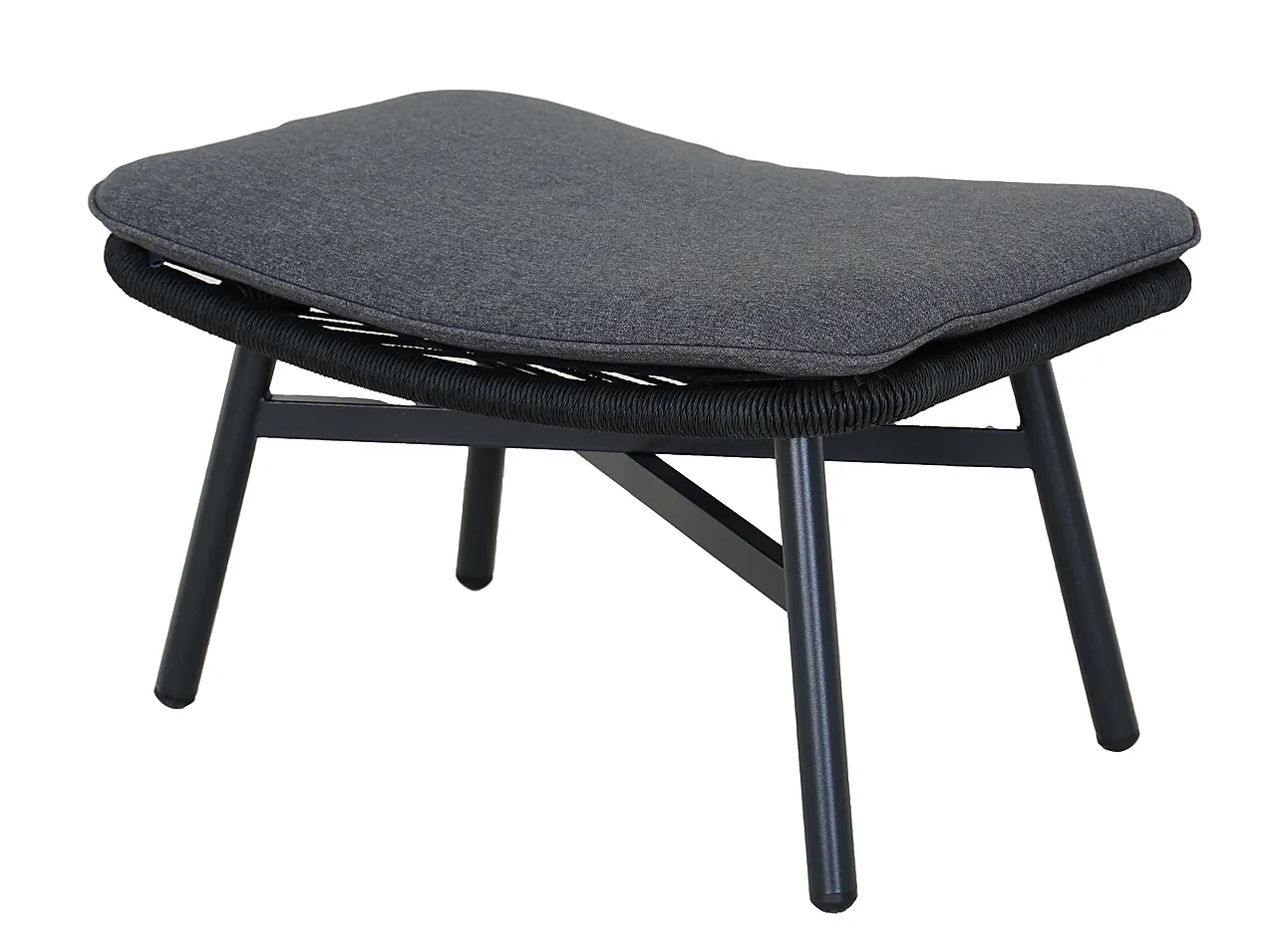 Krakk/skammel med pute sort