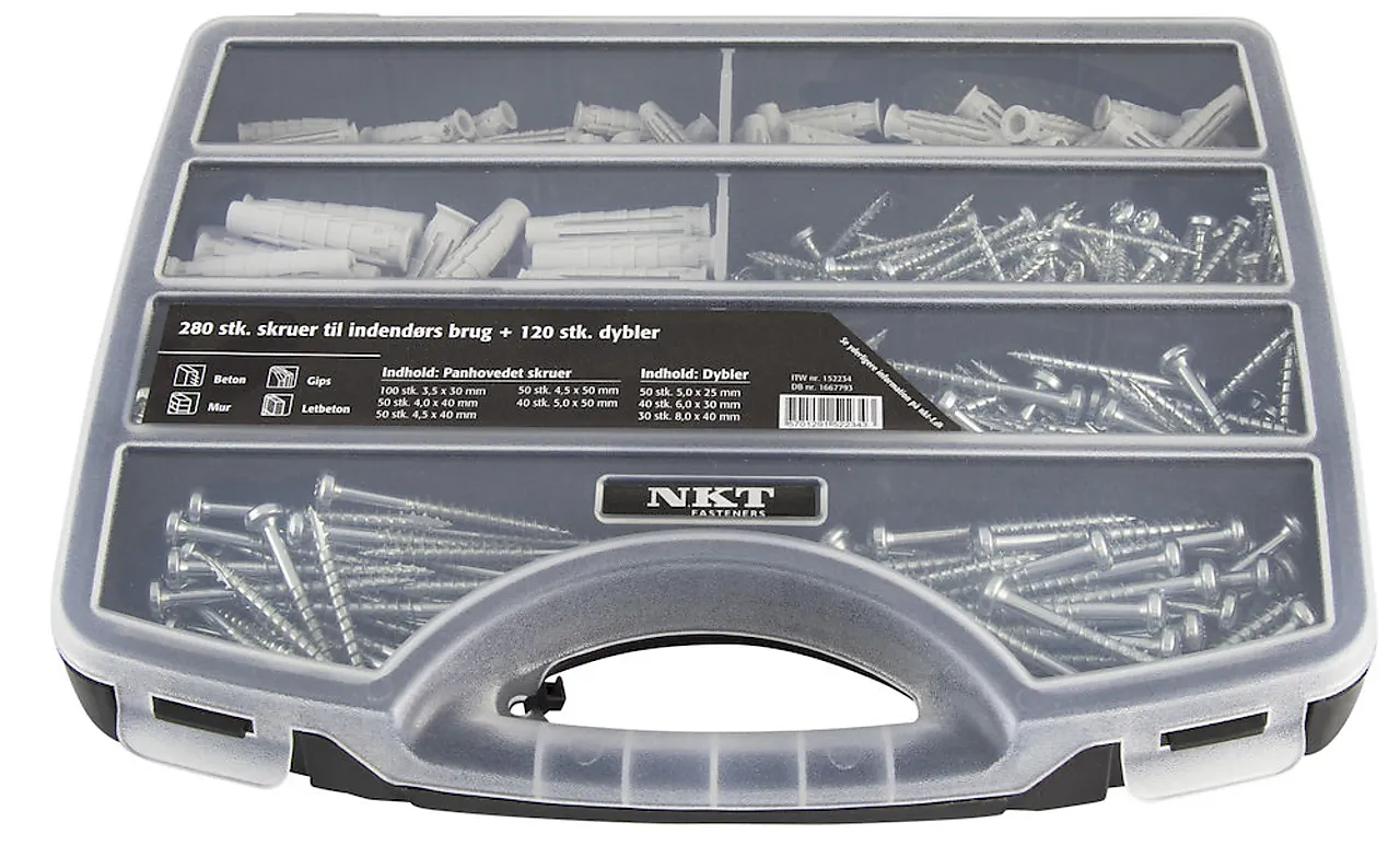 NKT sortimentskoffert spun+ ph pro6