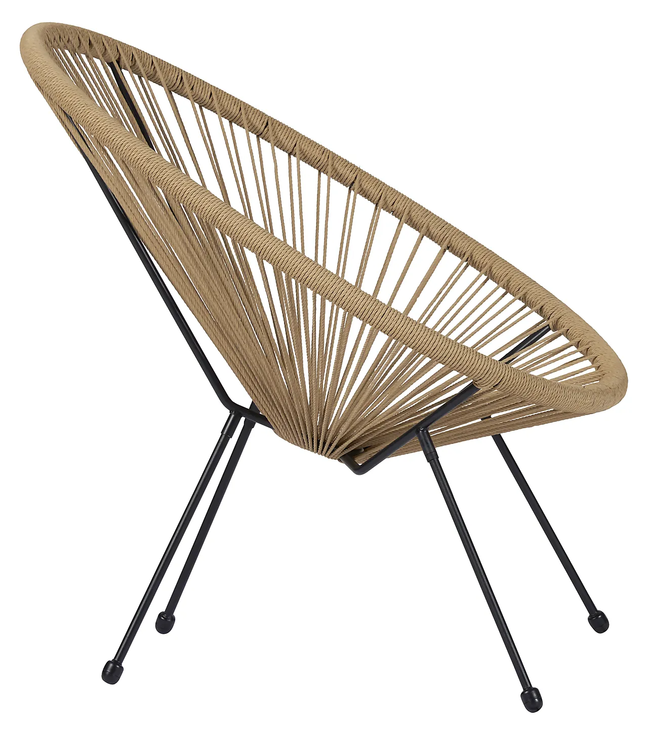 Hagestol string 71x81x82 cm sort/natur Hagestol string 71x81x82 cm sort/natur