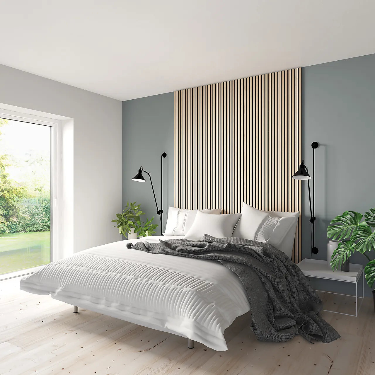 Spilevegg plate eik natur 3600x600x18 mm Spilevegg plate eik natur 3600x600x18 mm