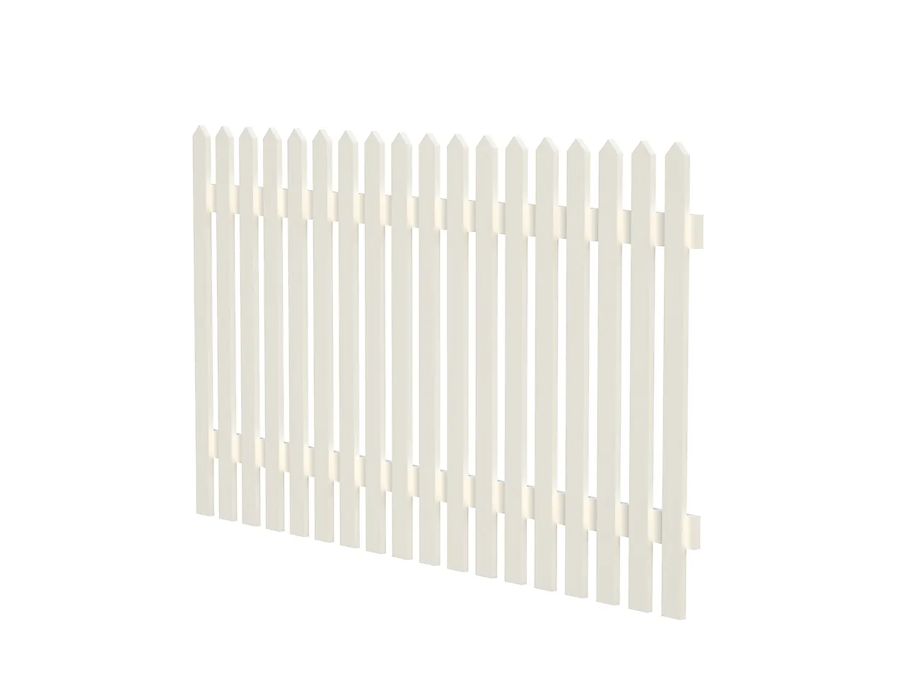 Hagegjerde Luise 180x100 hvitmalt RAL 9016 Hagegjerde Luise 180x100 hvitmalt RAL 9016