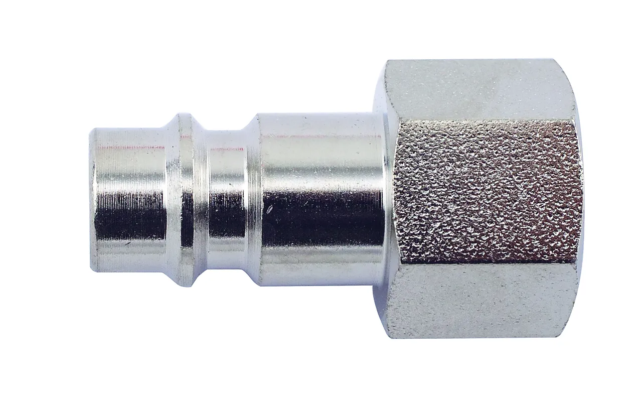 Nippel med innvendig gjenger 1/4" for gummislange euro