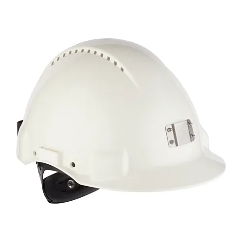 Vernehjelm G3000 hvit 55-63 cm lyktefeste