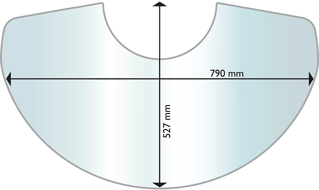 Glasgulvplate til aduro 22-ser 22-serien Glasgulvplate til aduro 22-ser 22-serien
