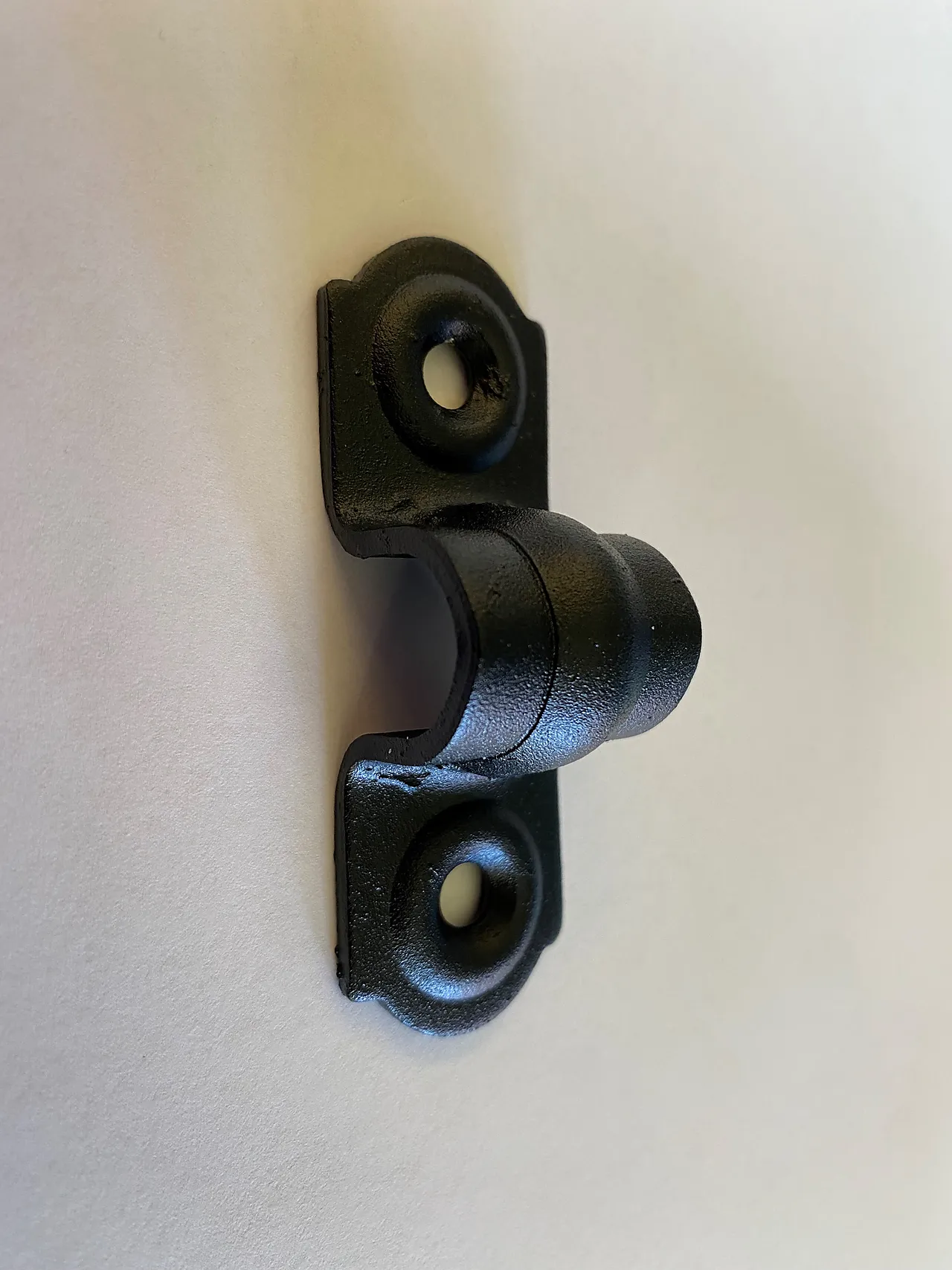 Blikk for skåte 14 mm sortlakkert