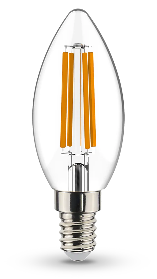 Lyspære led kronepære nightswitch E14 4,5 Watt