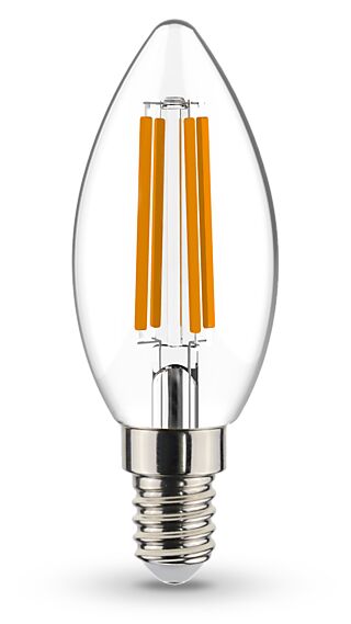 Lyspære led kronepære nightswitch E14 4,5 Watt