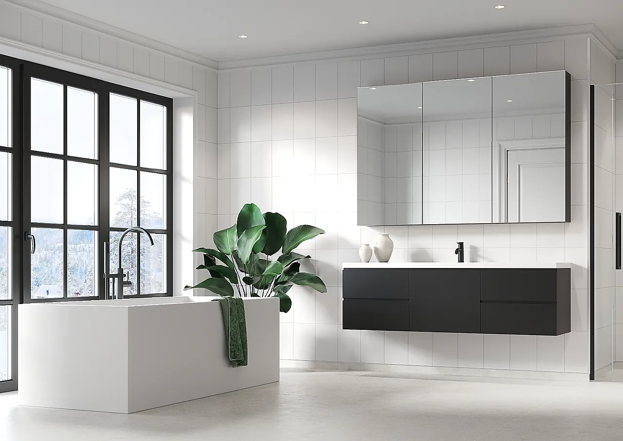 Fibo baderomsplate White 20x30cm 10x620x2400mm Fibo baderomsplate White 20x30cm 10x620x2400mm