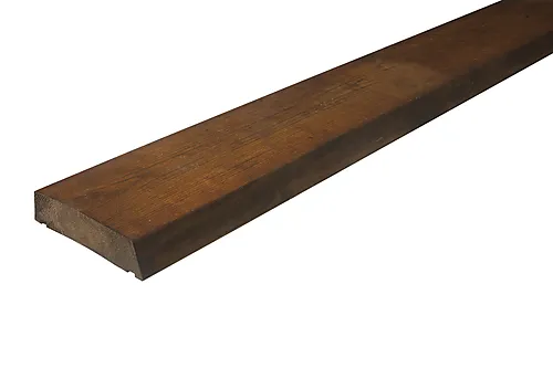 Altanrekke furu flat 34x145 mm brun