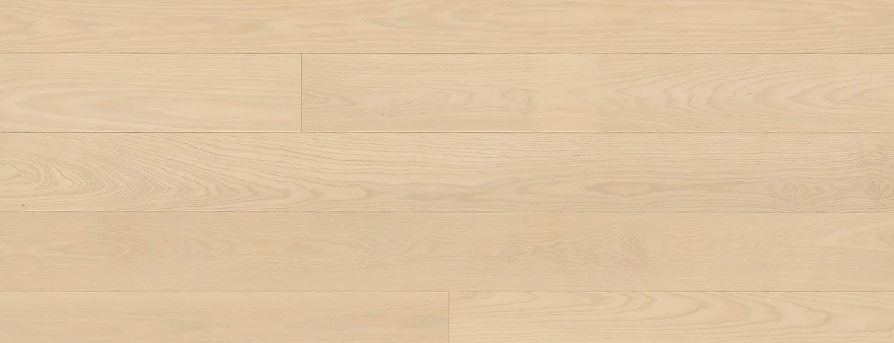 Herdet Ask Gulv Esarp XL Misty White