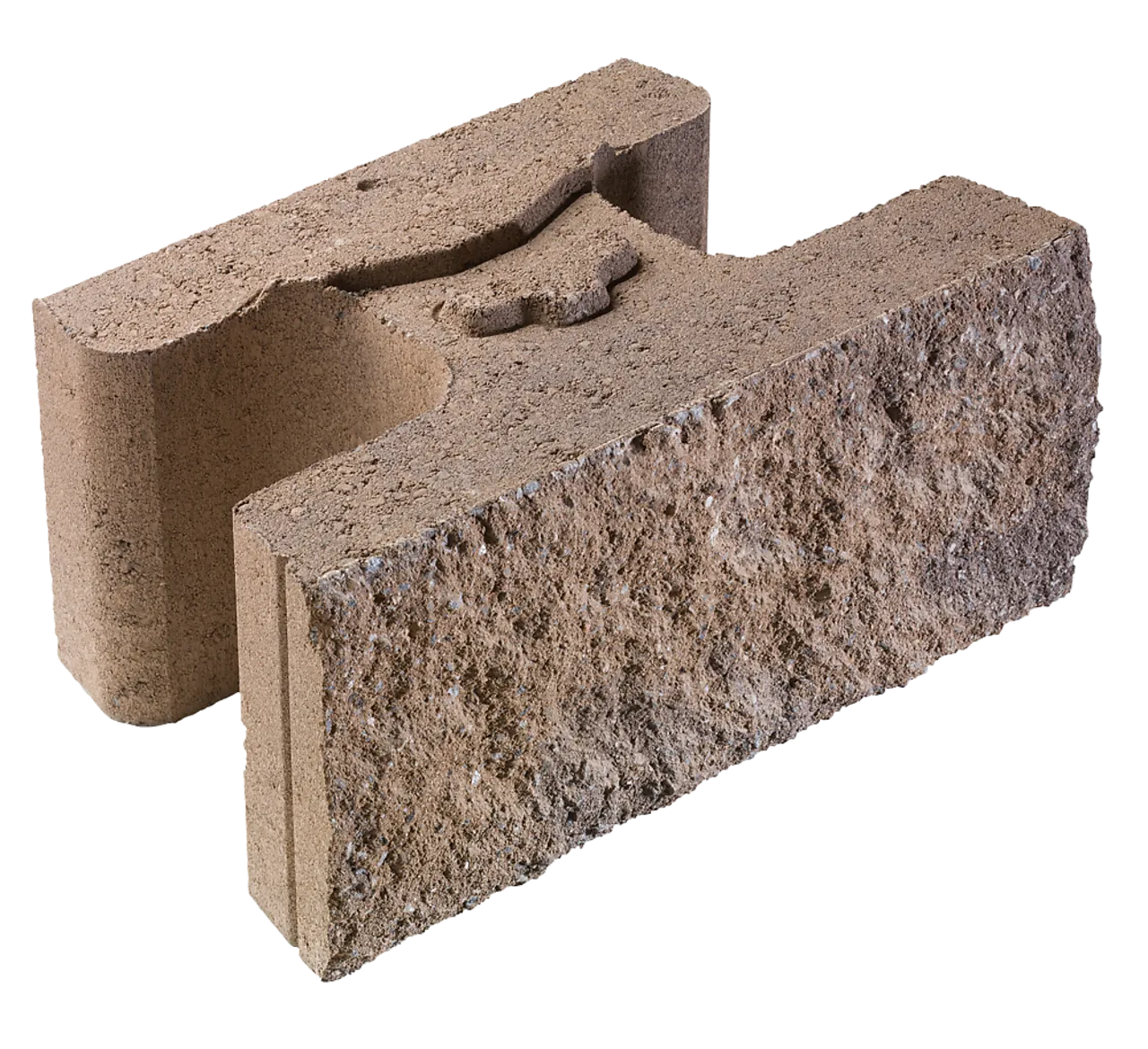 Støttemur vertica normalstein natur 45x26,5x10 cm