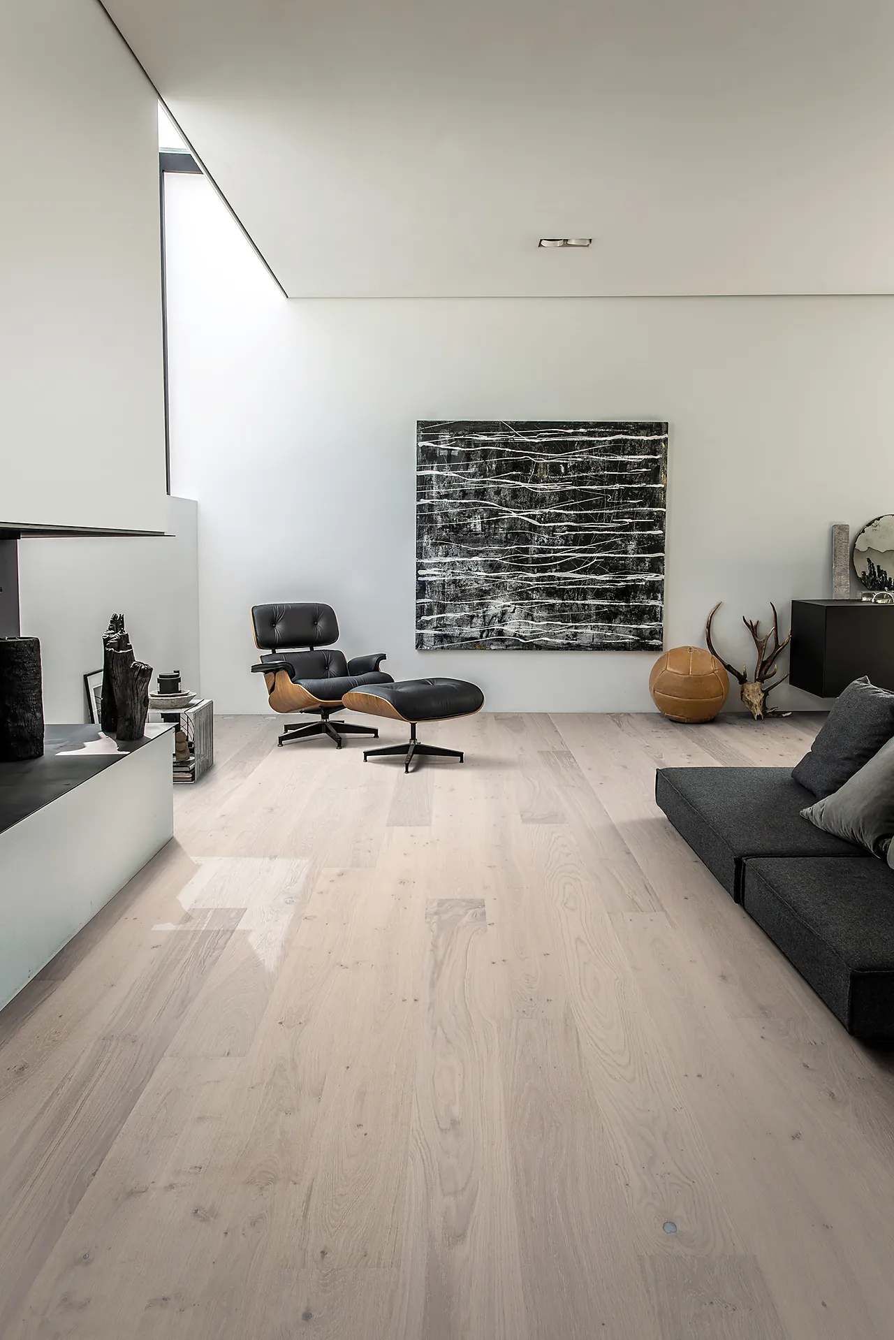 Parkett 1-stav eik Sky