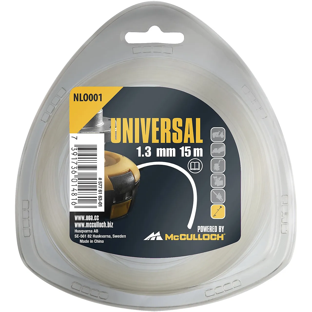 Trimmertråd 1,3mm 15mdiv. Modeller Trimmertråd 1,3mm 15mdiv. Modeller