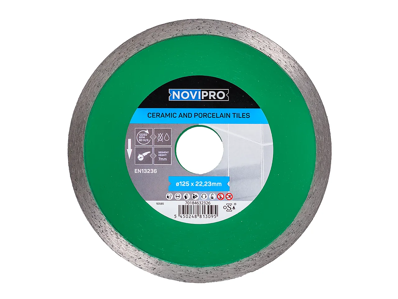 Diamantblad vinkelsliper flis 125x22,23 mm Diamantblad vinkelsliper flis 125x22,23 mm