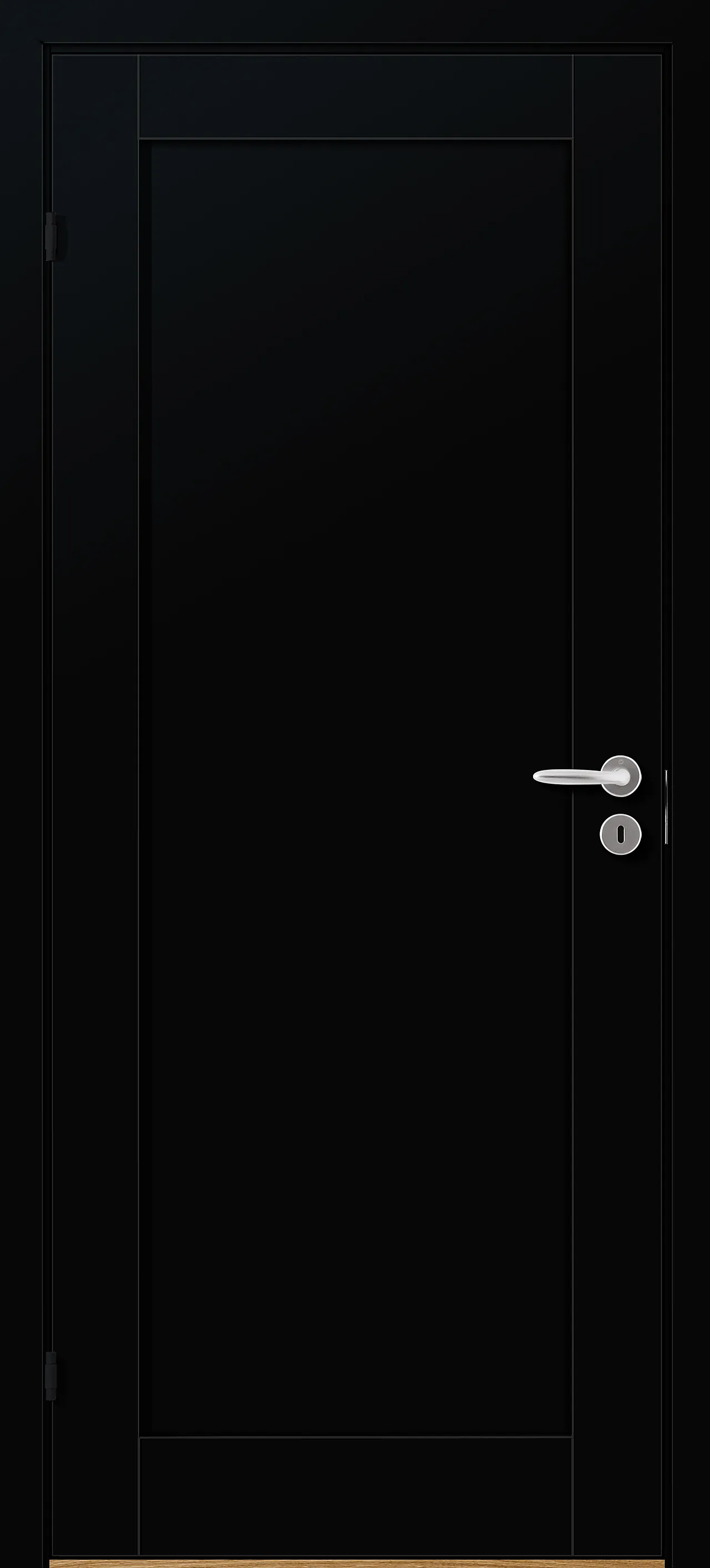 Skyvedør Stil 1 svart 80x210 cm Skyvedør Stil 1 svart 80x210 cm