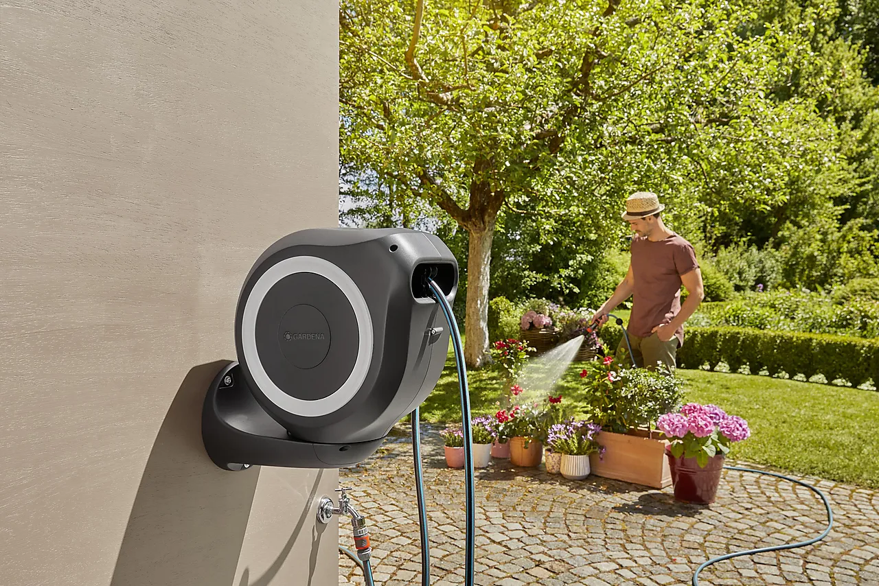 GARDENA Veggslangeboks 20 meter hvit null - null - 3 - Miniatyr
