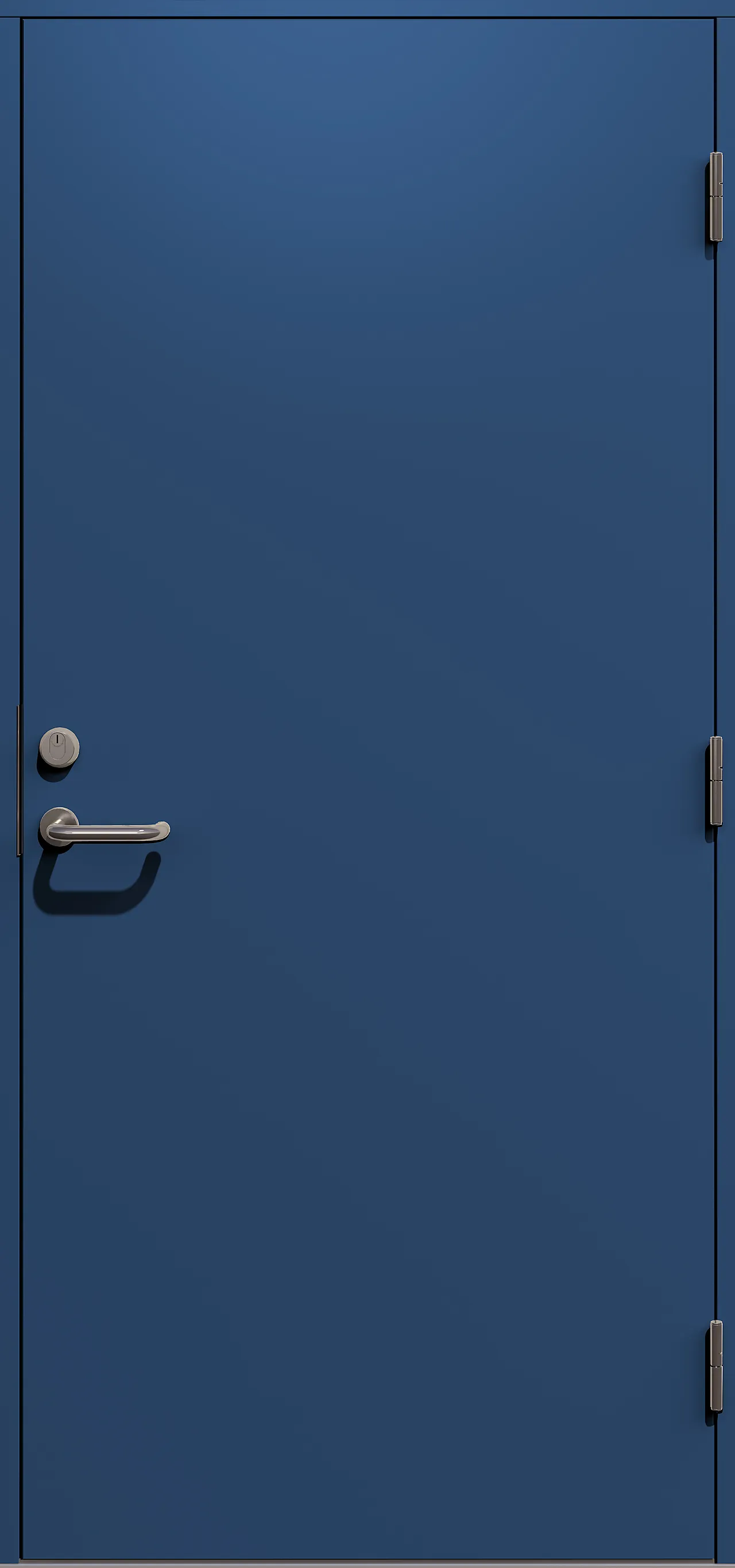 Dør yd standar te 9x21h ncs m malt karm te=tett gilje