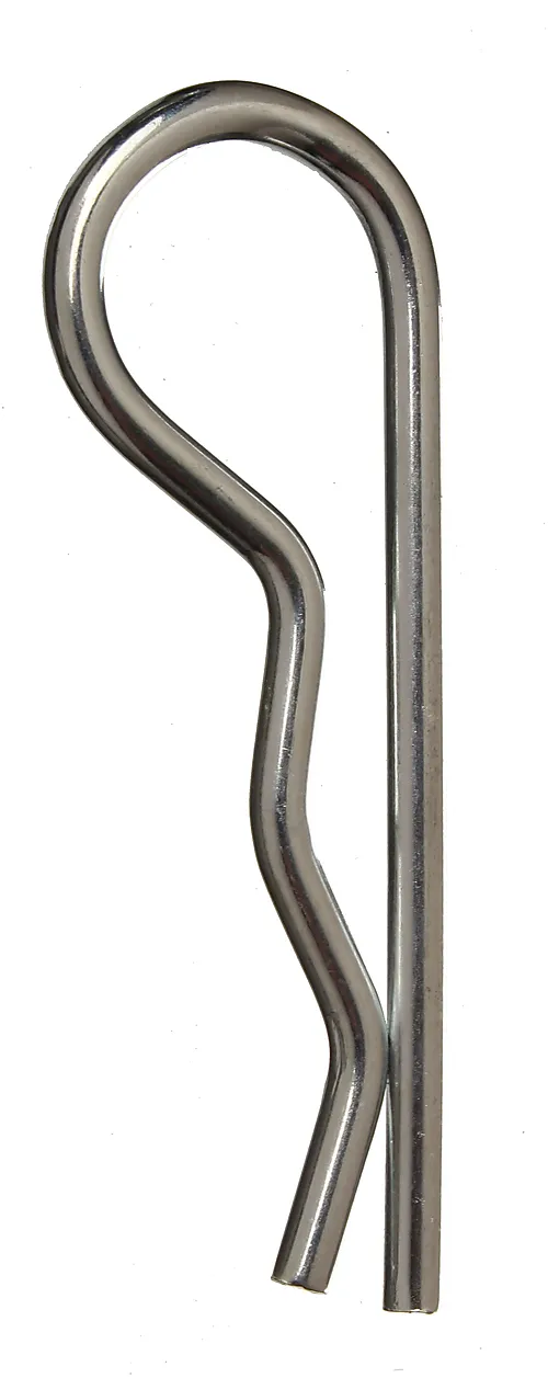Fjærpinne 4 mm 2 stk blå