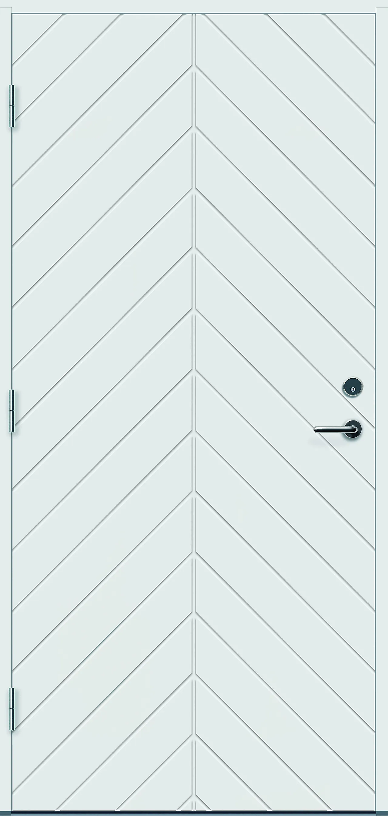 Ytterdør Gol hvit venstre 90x200 cm Ytterdør Gol hvit venstre 90x200 cm