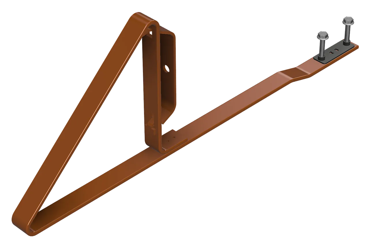 Snøfangerkonsoll 160110 teglrød