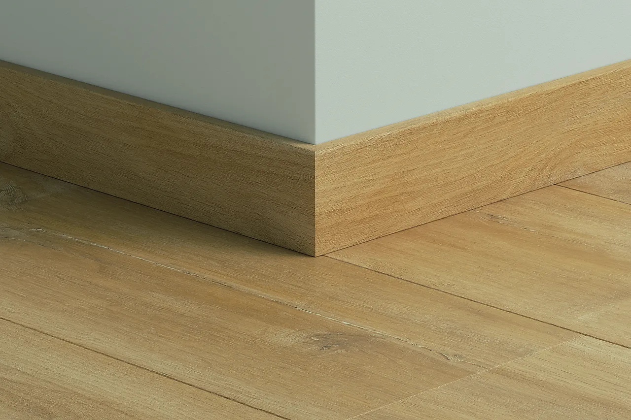 Sokkellist vinyl 2400x12x58mm natural scandinavian oak