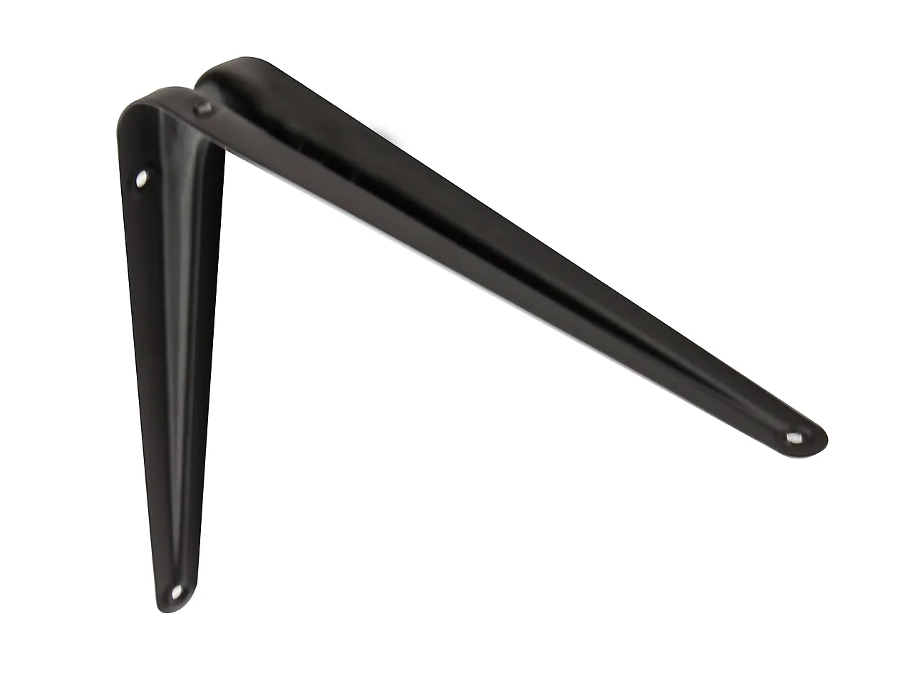 Hyllevinkel oppresset 200x250 mm sort