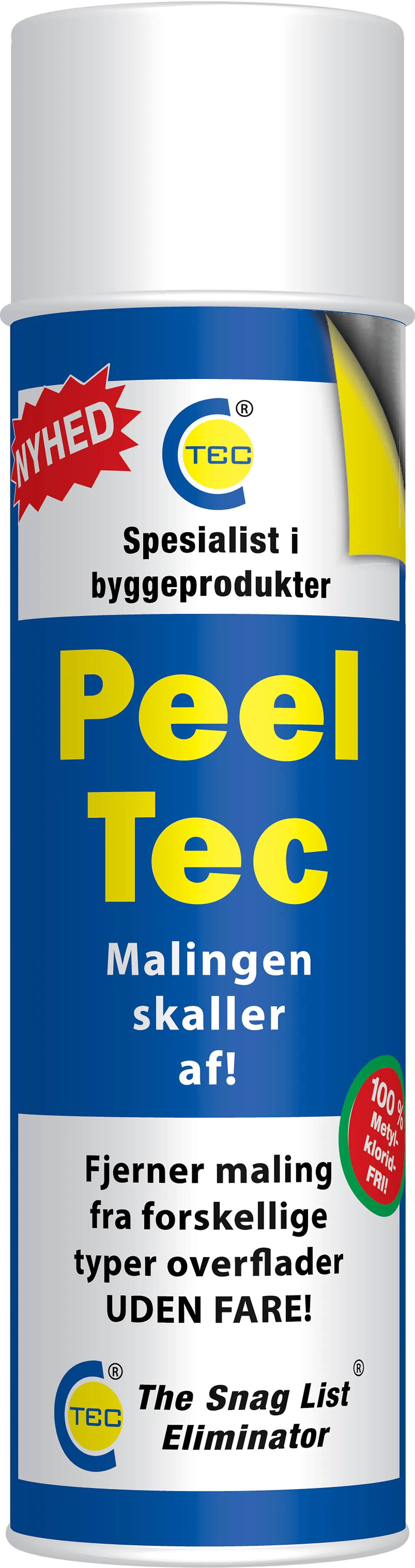 Maling- og lakkfjerner avskallende