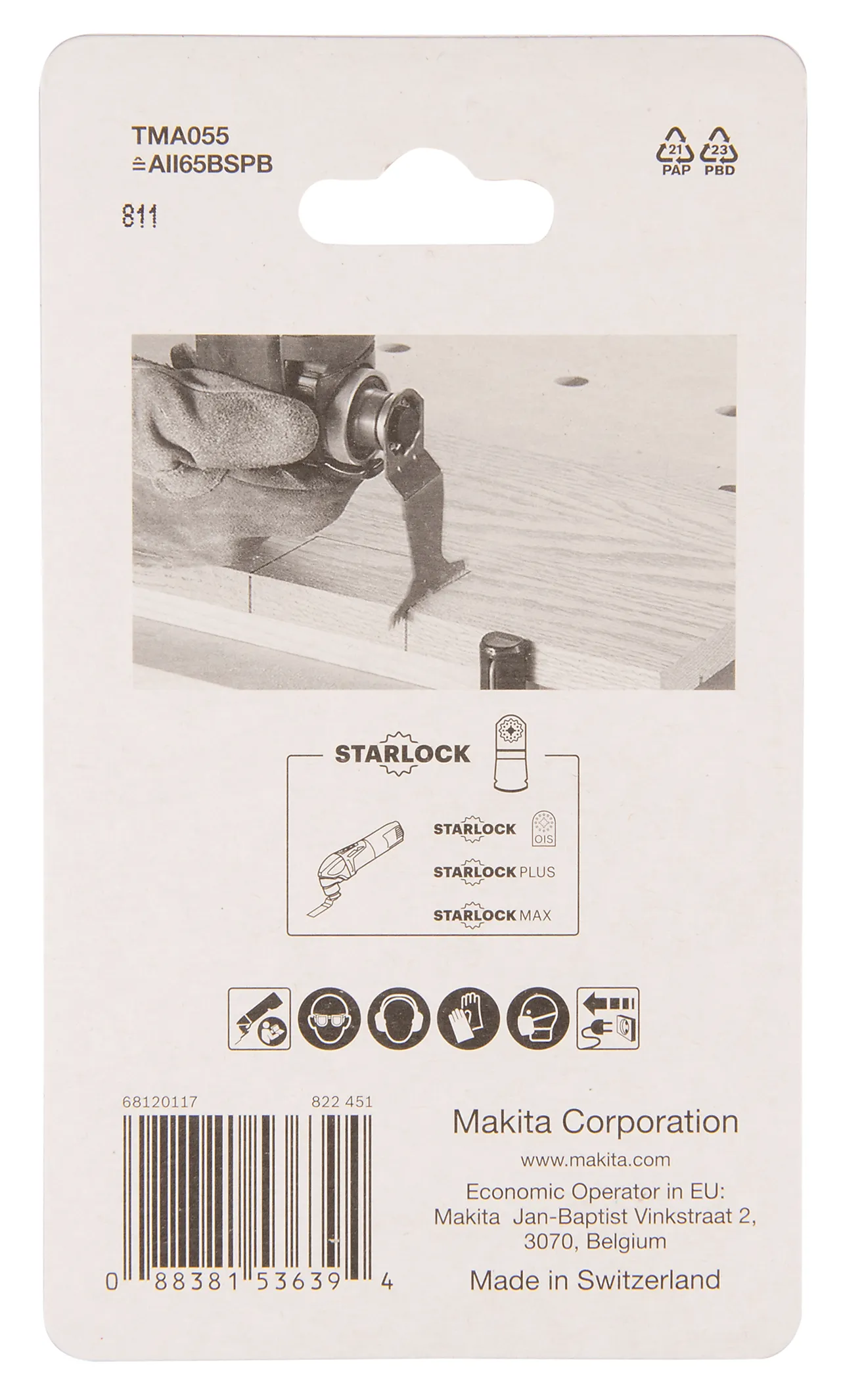Dykksagblad 65 b-64892 14tpi starlock bim hardt tre stk null - null - 2 - Miniatyr