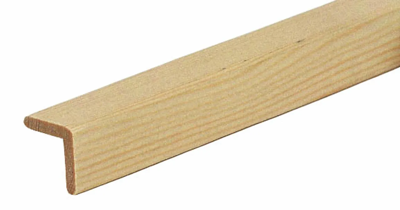 Vinkellist furu 45x045x2400 mm ubehandlet