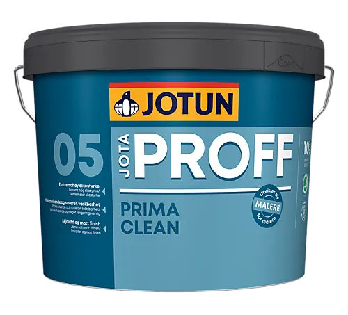 Jotun Prima Clean 05 hvit 9 liter