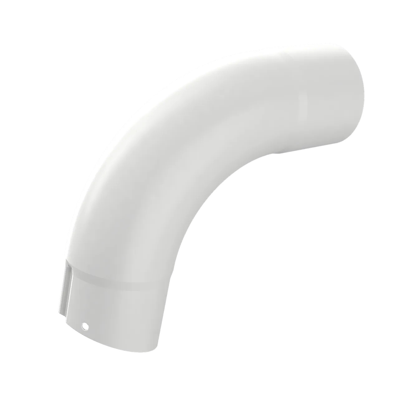 Bend til nedløpsrør 70 mm 75 grader hvit Bend til nedløpsrør 70 mm 75 grader hvit