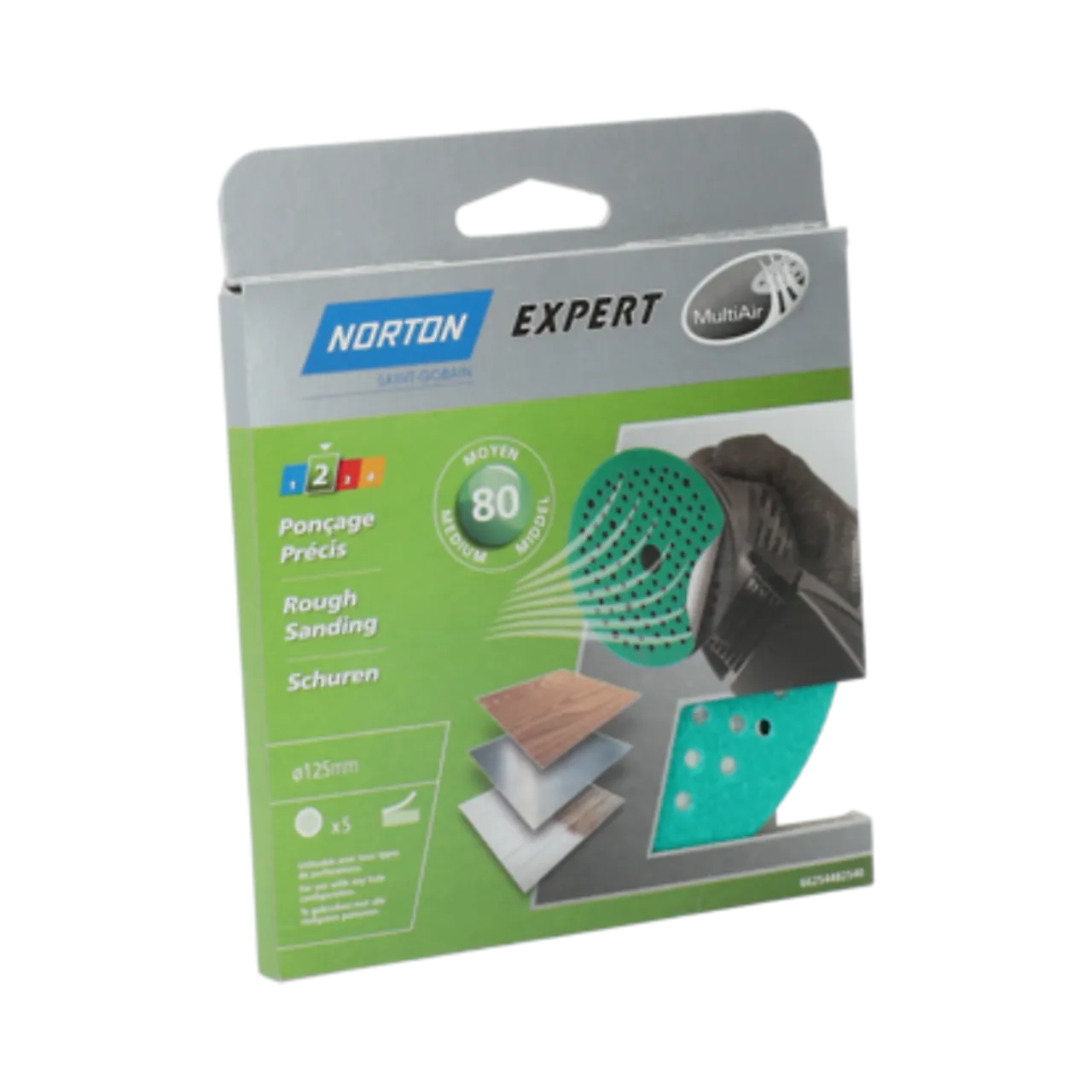 Rondell borrelås ø125 k80 multi-air null - null - 3 - Miniatyr