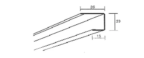 U-profil 0532 ecophon