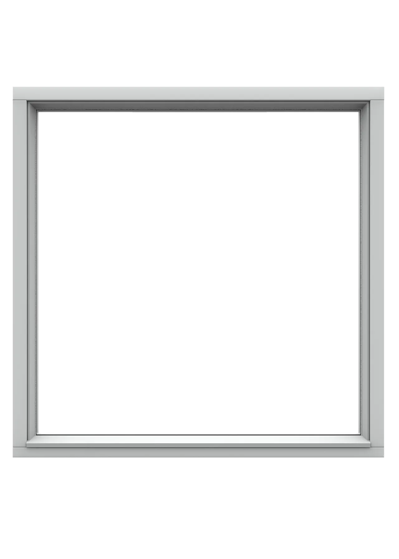 Vindu fk 96 (1,2) 9x12 fastkarm tre hvit