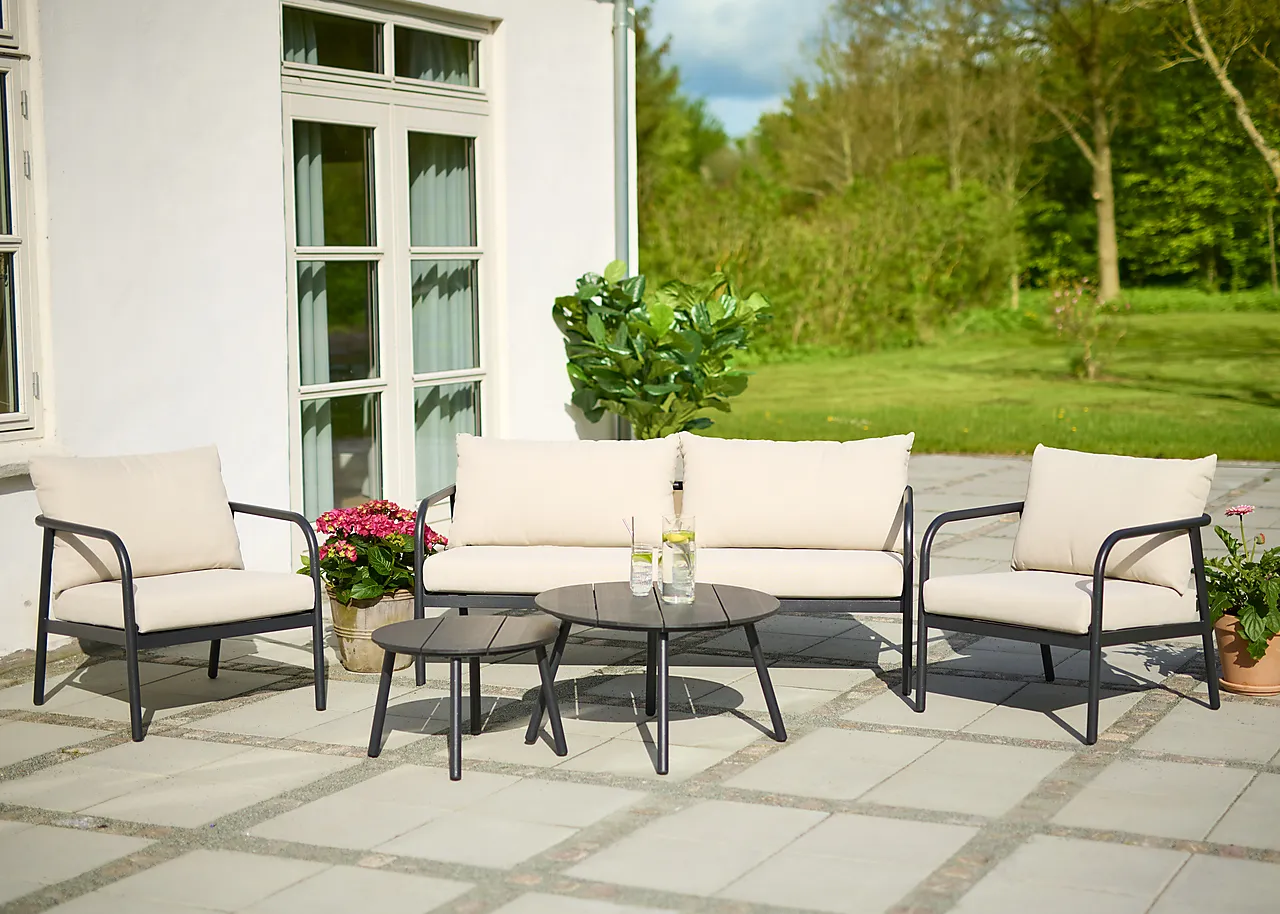 Sofasett 5 deler m/ puter null - null - 3 - Miniatyr