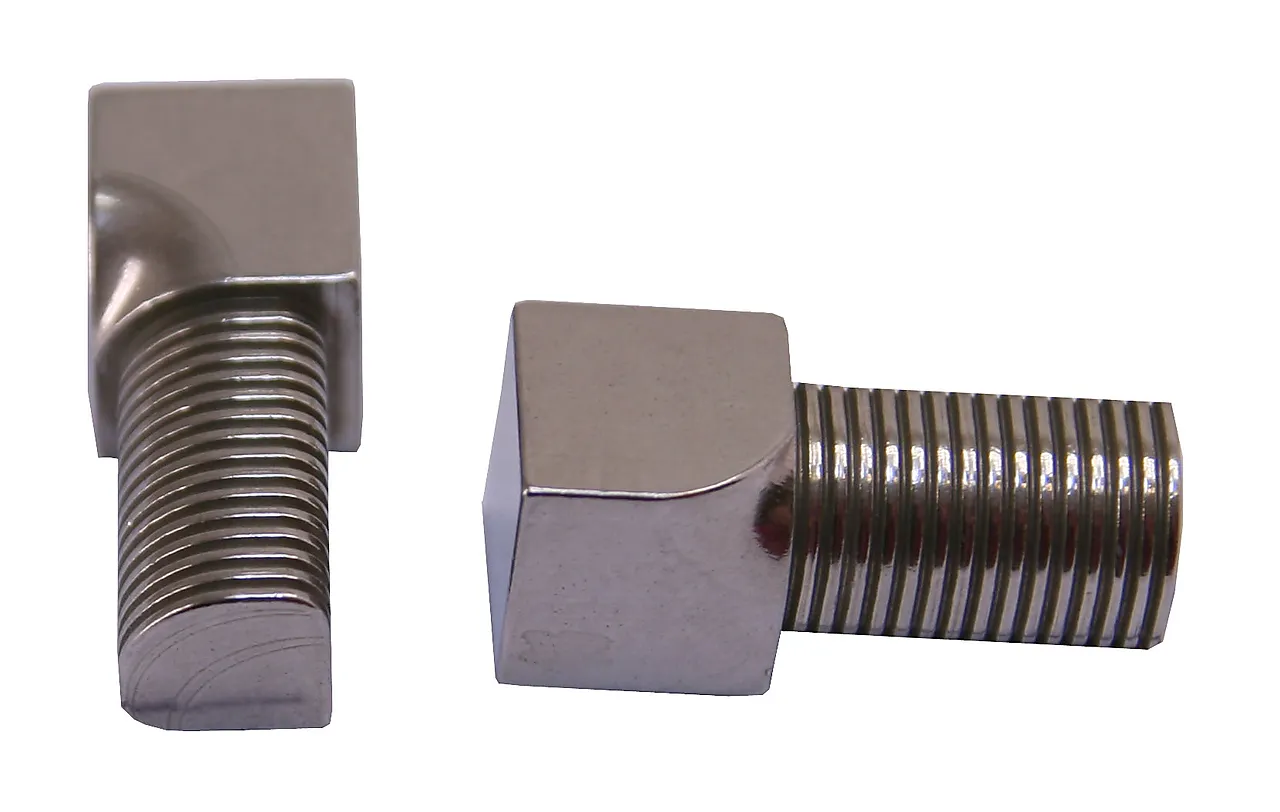 Hjørne innvendig polert stål 8mm pakning a 2 stk Hjørne innvendig polert stål 8mm pakning a 2 stk