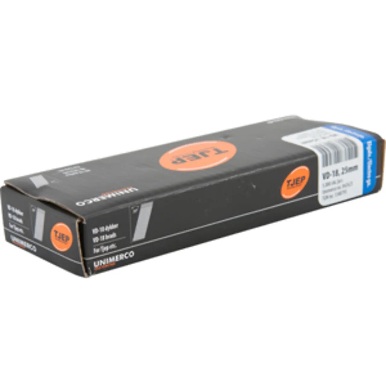 Tjep vd18 25 mm stift blankf box 5.000 stk.