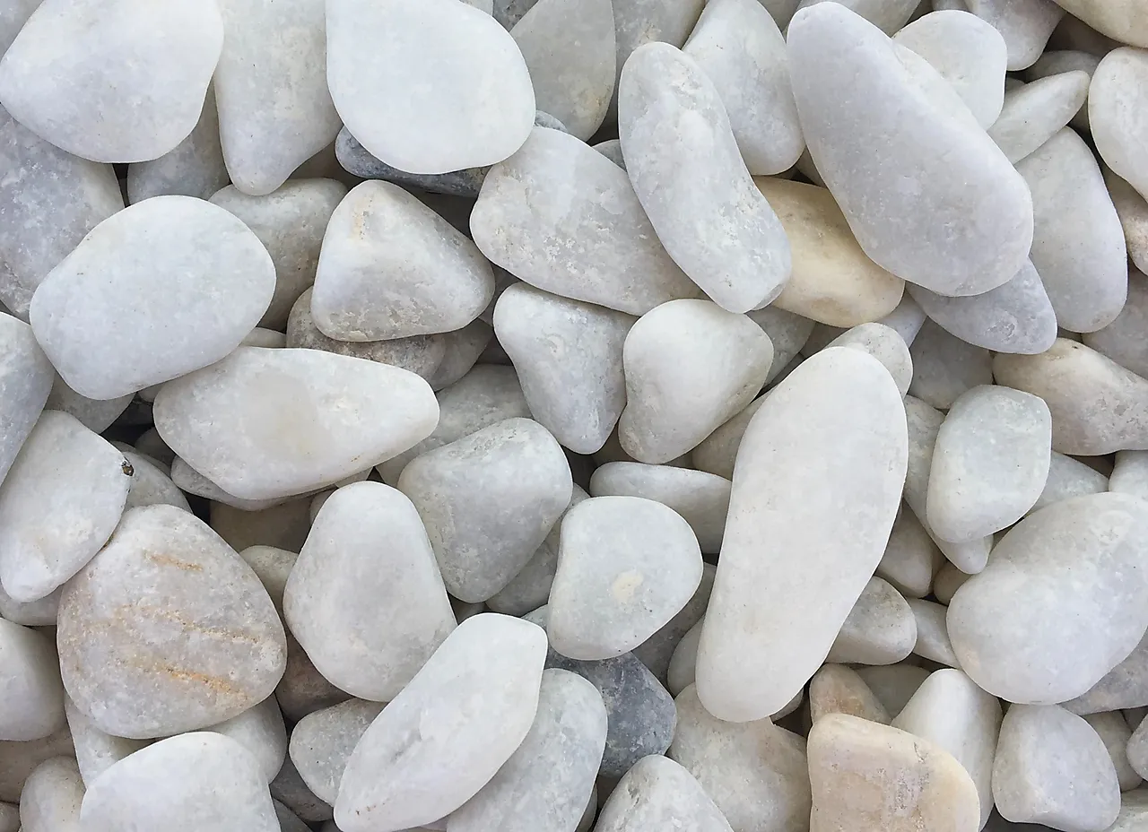 Dekorstein hvit 20-30 mm null - null - 2 - Miniatyr