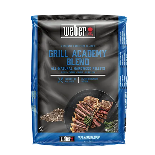 Weber pellets grill academy blend 8 kg pose