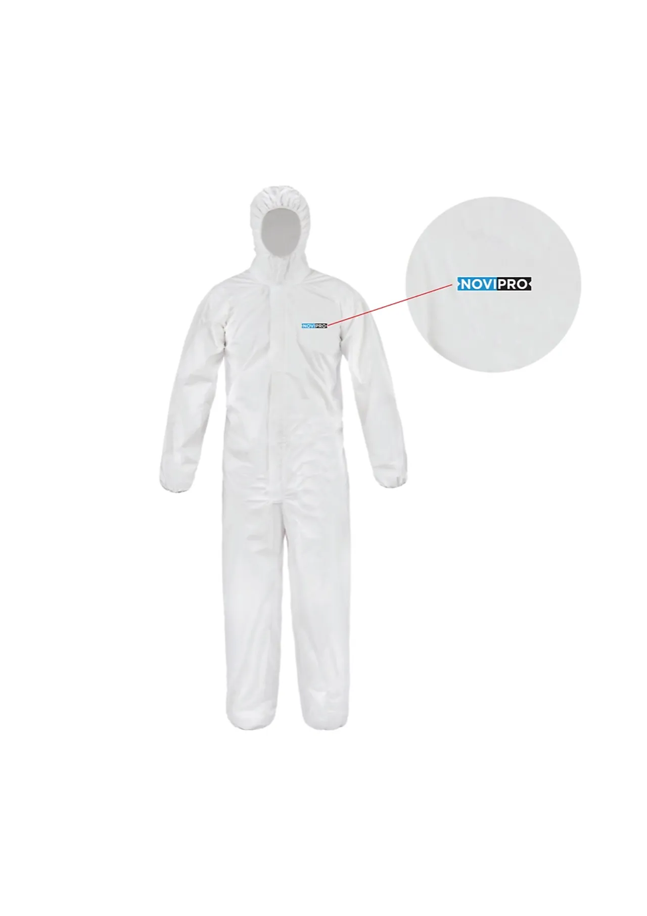 Engangsdress kjeledress hvit M Engangsdress kjeledress hvit M