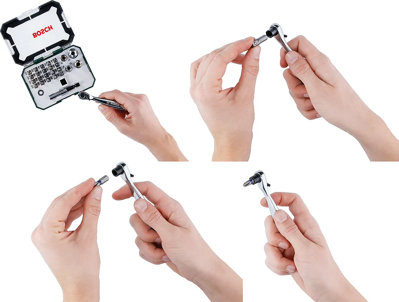 Bits- og pipenøkkelsett 26dele pl null - null - 3 - Miniatyr