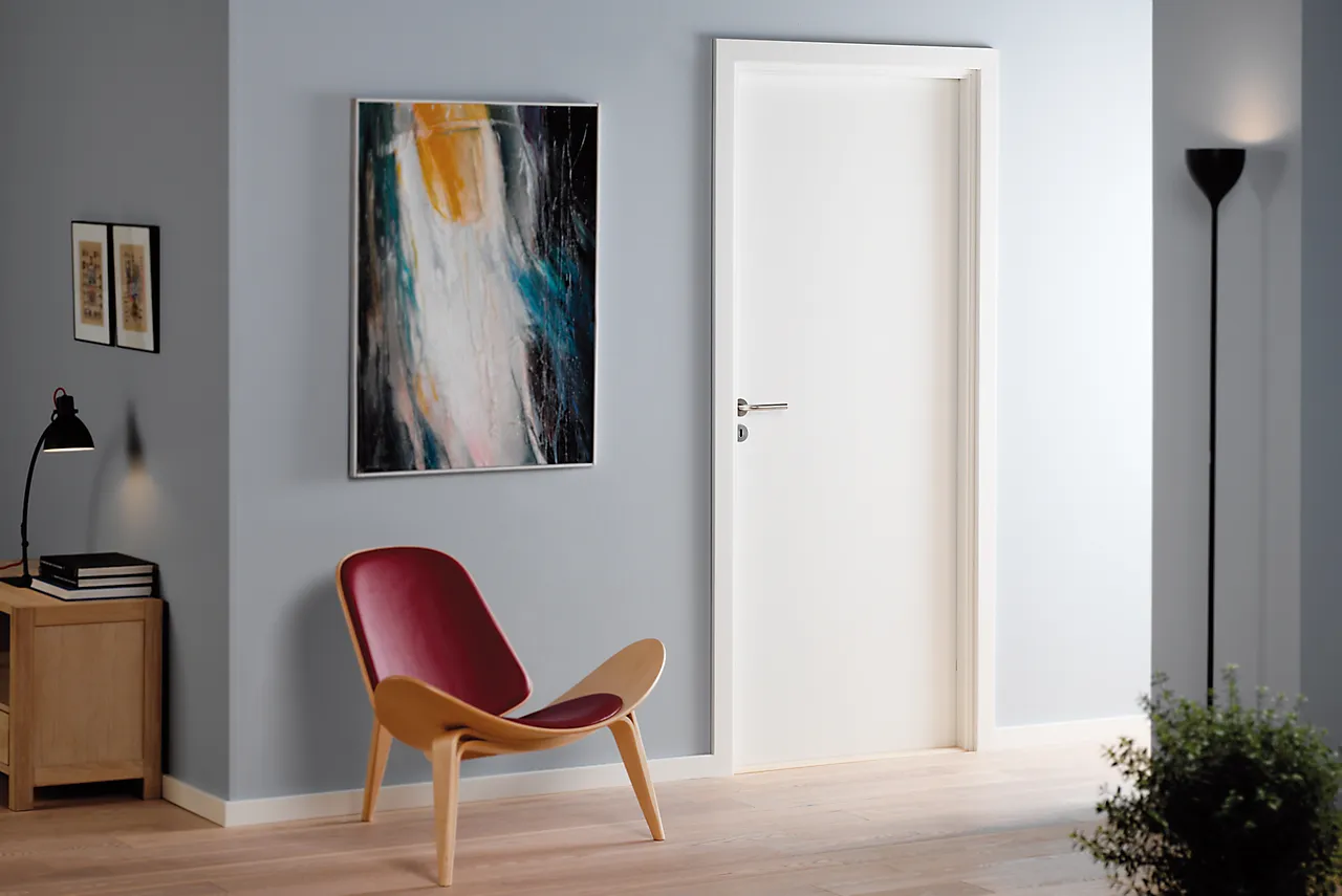 Dørblad Stable 90X200 Massiv Hvit