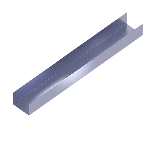 Stålprofil u 70-0,46 3000 mm skinne svill lettvegg