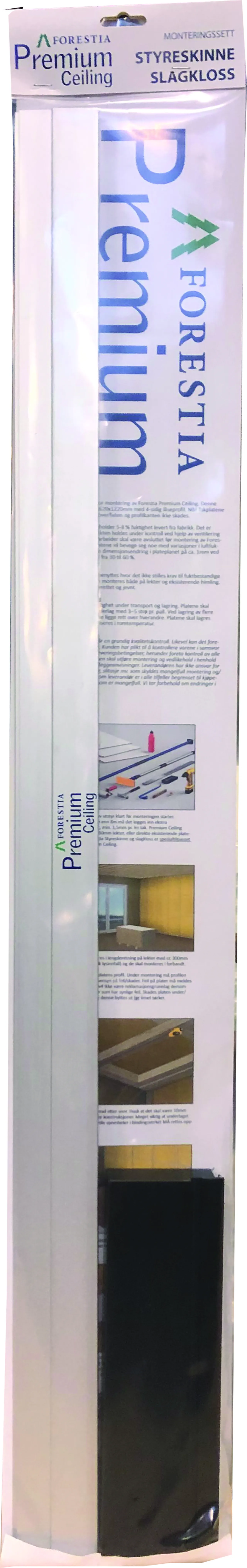 Styreskinne og slagkloss premium ceiling null - null - 2 - Miniatyr