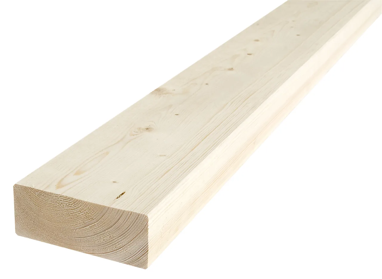 Konstruksjonsvirke C24 fingerskjøt gran ubehandlet 48x123 mm Konstruksjonsvirke C24 fingerskjøt gran ubehandlet 48x123 mm