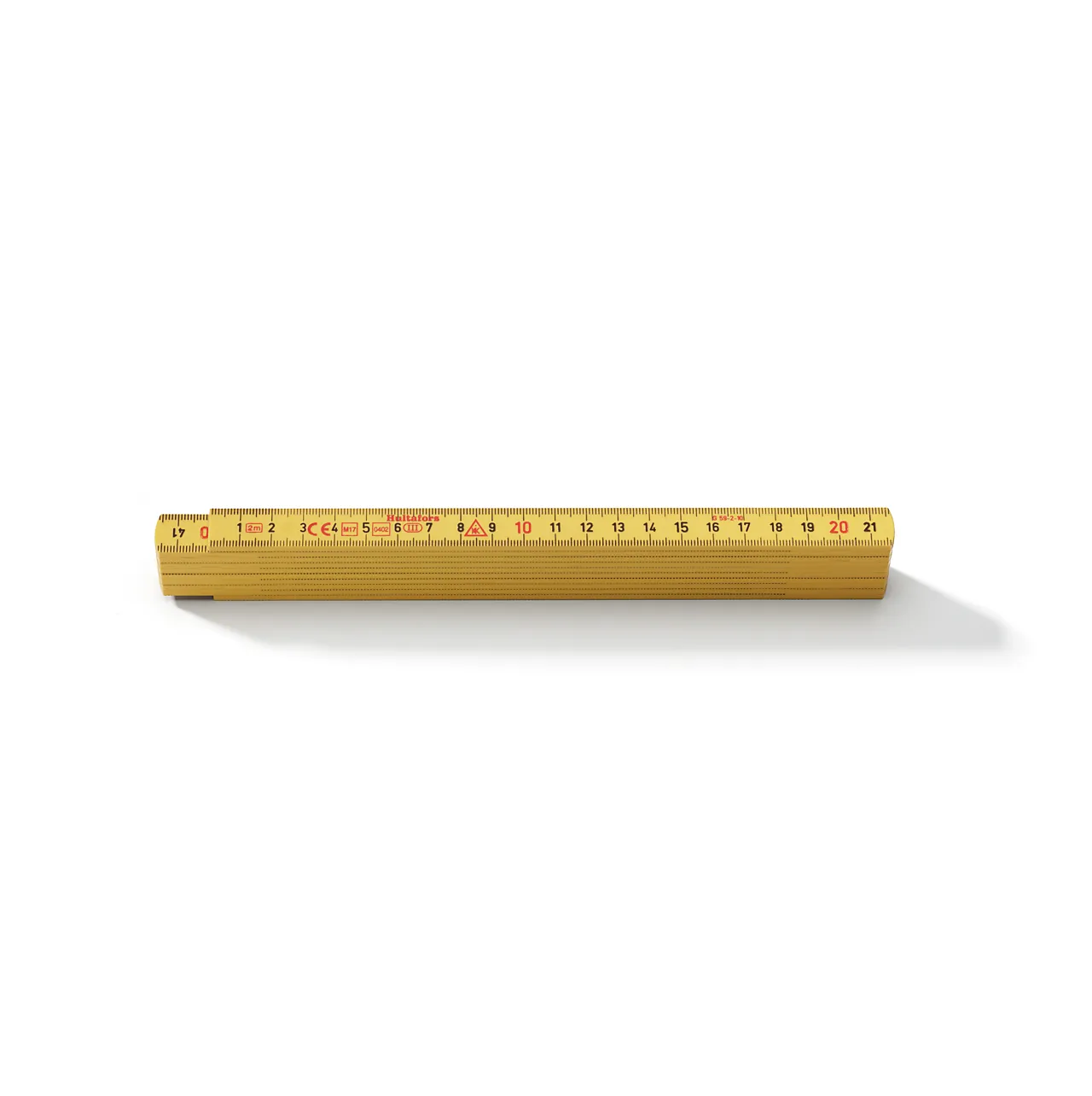 Meterstokk glassfiber 2 meter null - 2 - 3 - Miniatyr