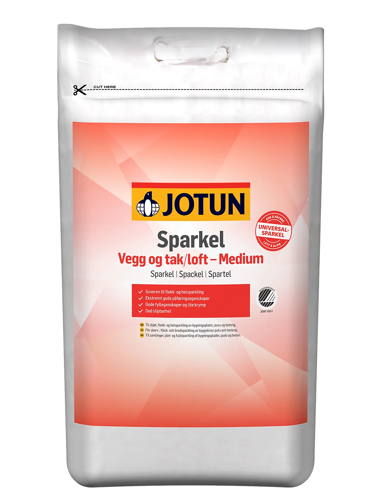 Jotun sparkel vegg/tak medium 15l Jotun sparkel vegg/tak medium 15l