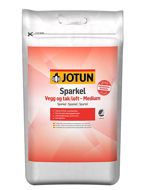 Jotun sparkel vegg/tak medium 15l