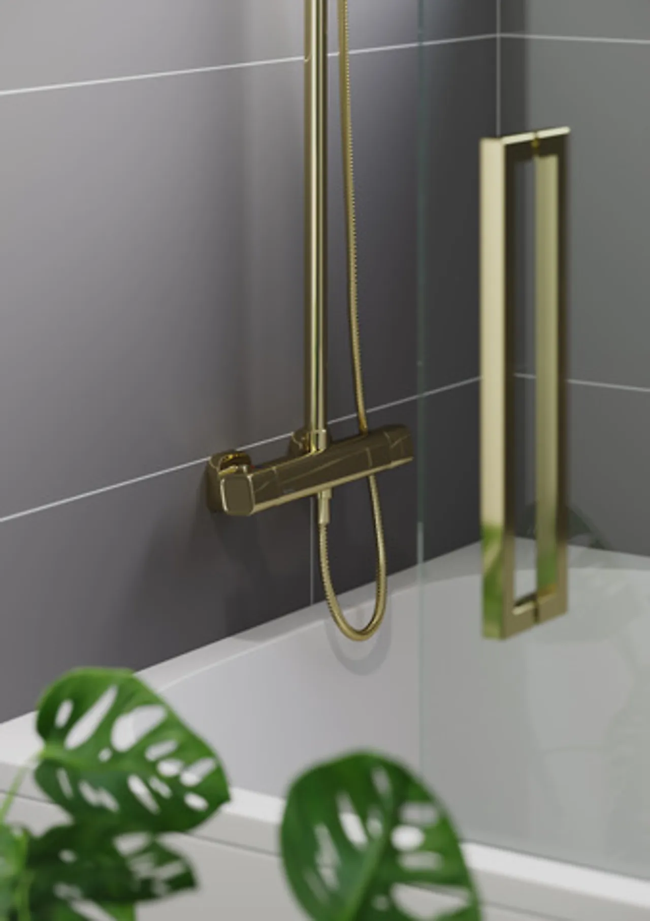 Fibo baderomsplate Aberdeen 60x40cm 10x620x2400mm null - null - 3 - Miniatyr