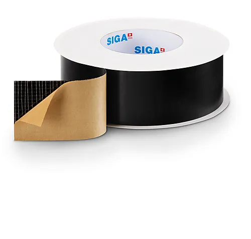 Tape til vindtetting 60 mm x 40 meter sort